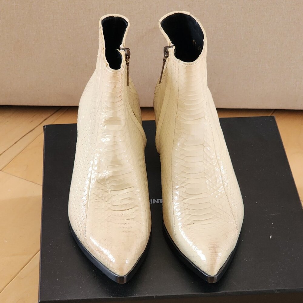 Saint Laurent Python Boots Sz 39